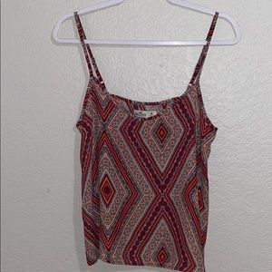 Hollister rustic diamond pattern summer tank